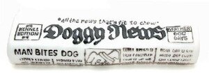 Classic Vinyl Newspaper Dog Toys